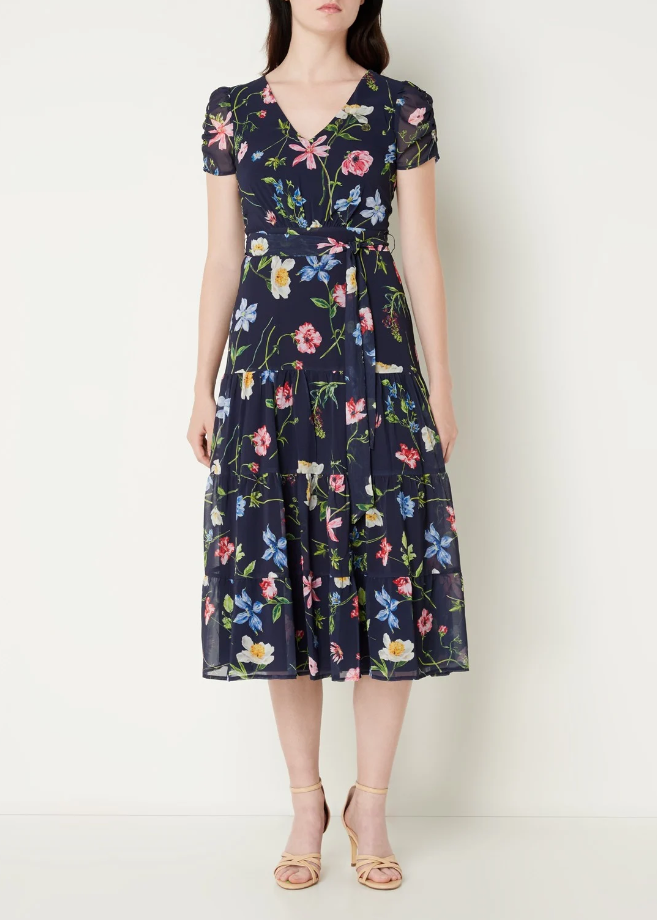 jurk met print zomer bruiloft